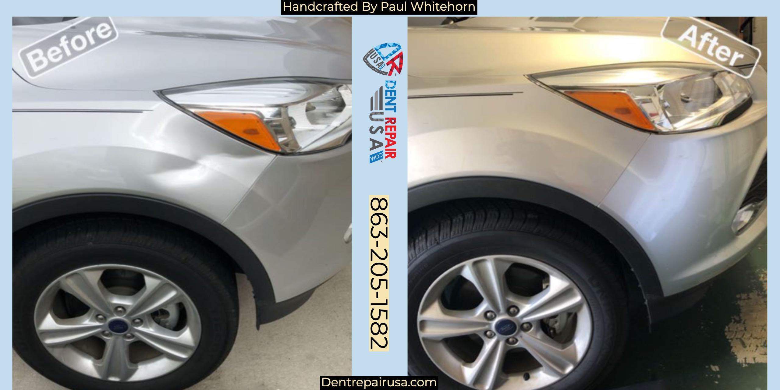 Photo. Auto Dent Repair Near Me, Car Dent fix, Dent Cost Car Door Dent Repair.